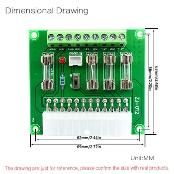 Desktop Atx Transfer Board 24-pin Voeding Module Tafelmodel Computer Power Terminal voor Versterkers
Desktop Atx Transfer Board 24-pin Voeding Module Tafelmodel Computer Power Terminal voor Versterkers