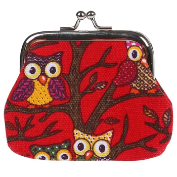 Women's Owl Printed Coin Purse Wallet Canvas Pouch Money Bag(dark blue) 
Women's Owl Printed Coin Purse Wallet Canvas Pouch Money Bag(dark blue)