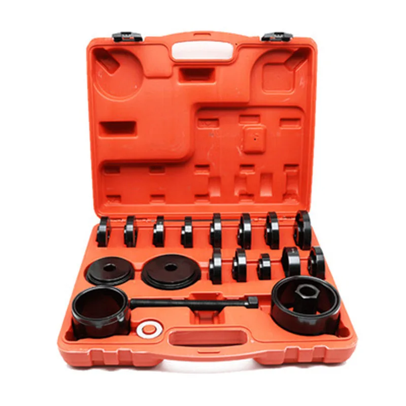 23Pcs FWD Front Wheel Drive Bearing Press Kit Removal Adapter Puller Pulley Tool Kit
23Pcs FWD Front Wheel Drive Bearing Press Kit Removal Adapter Puller Pulley Tool Kit