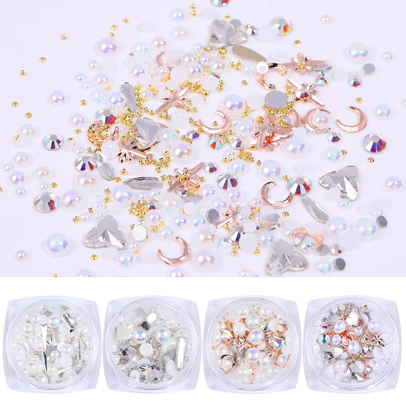 1 Box Holographic Nail Rhinestones Mixed Sized Flat Back Nails Studs Jewelry Accessories 3D Nail Art Decoration DIY Design
1 Box Holographic Nail Rhinestones Mixed Sized Flat Back Nails Studs Jewelry Accessories 3D Nail Art Decoration DIY Design