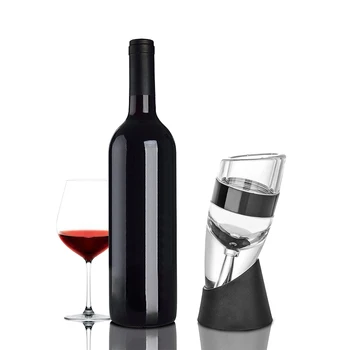 Crystal Red Wine Sobering Aerator Magic Decanter Essential Wine Quick Pourer Wine Hopper Filter Set Decanting Dispenser Tools
Crystal Red Wine Sobering Aerator Magic Decanter Essential Wine Quick Pourer Wine Hopper Filter Set Decanting Dispenser Tools