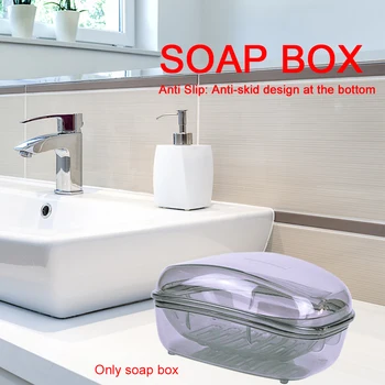 2pcs Soap Box Container Box Fast Drain For Home Double Layer Solid Shower With Lids Bathroom Transparent Plastic Soap Case Hotel
2pcs Soap Box Container Box Fast Drain For Home Double Layer Solid Shower With Lids Bathroom Transparent Plastic Soap Case Hotel