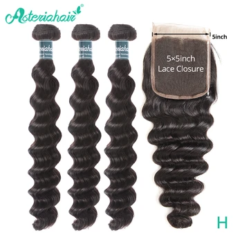 Loose Deep Bundles With 5x5 Closure Free Part Brazilian Human Hair 3 Bundles With Closure Remy Hair Extension Asteria Hair
Loose Deep Bundles With 5x5 Closure Free Part Brazilian Human Hair 3 Bundles With Closure Remy Hair Extension Asteria Hair