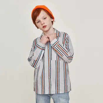 Brand New Cotton Children's Plaid Shirt Long-sleeved Shirt Boy Striped Turn-down Collar Shirt Unisex Loose Long Sleeve Shirt
Brand New Cotton Children's Plaid Shirt Long-sleeved Shirt Boy Striped Turn-down Collar Shirt Unisex Loose Long Sleeve Shirt