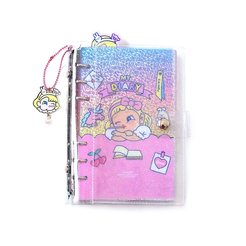 Kawaii A6 Binder Diary Notebook and Journals Korean ins Planner Notebook Transparent DIY Weekly Notepad Cute Starlight Cartoons
Kawaii A6 Binder Diary Notebook and Journals Korean ins Planner Notebook Transparent DIY Weekly Notepad Cute Starlight Cartoons