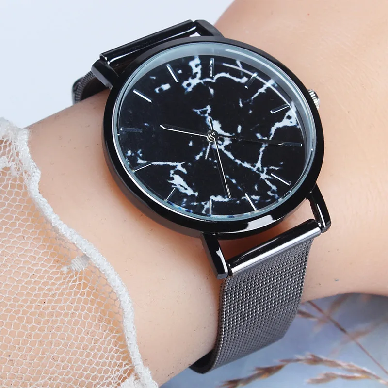 Students Quartz Watch Women's Fashion Watch Hot Selling Mesh Belt Marble Dial Watch 4-Color Creative New Style Watch
Students Quartz Watch Women's Fashion Watch Hot Selling Mesh Belt Marble Dial Watch 4-Color Creative New Style Watch