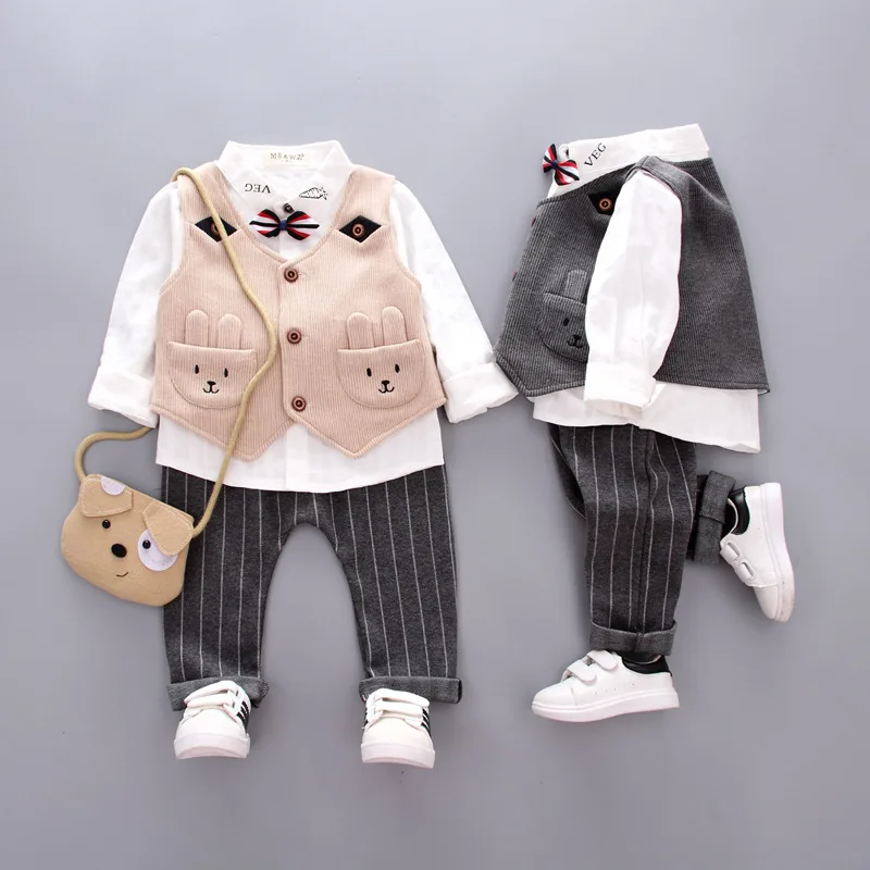 Children set 2019 New Autumn Baby Boys Clothing Formal Infant Gentleman Tie Shirt Vest Pants 3Pcs Kids Clothes
Children set 2019 New Autumn Baby Boys Clothing Formal Infant Gentleman Tie Shirt Vest Pants 3Pcs Kids Clothes