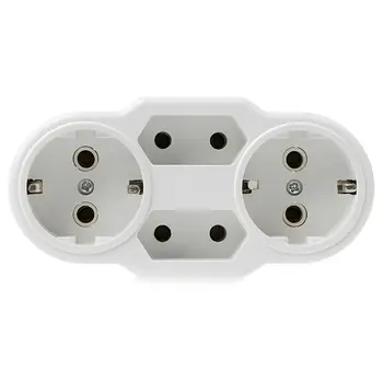 Triple Plug Protective Contact Multiple Plug Power Distribution Adapter EU to Russian Conversion Socket
Triple Plug Protective Contact Multiple Plug Power Distribution Adapter EU to Russian Conversion Socket