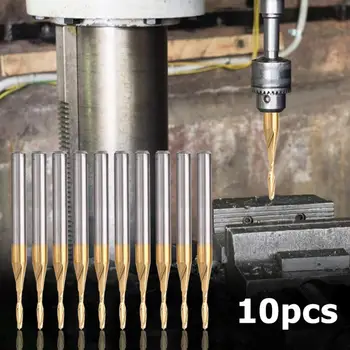 10pcs Wood Carving Engraving Cutter CNC Router Bits End Mill for PCB Machine Woodworking Polishing Tool Sets Supplies
10pcs Wood Carving Engraving Cutter CNC Router Bits End Mill for PCB Machine Woodworking Polishing Tool Sets Supplies