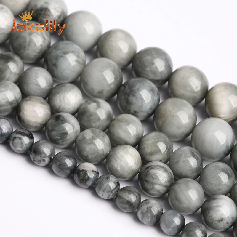 Natural Gray Hawk Eye Stone Eagle Eye Beads Round Loose Spacer Beads For Jewelry Making DIY Bracelet Accessories 6 8 10 12mm 15"
Natural Gray Hawk Eye Stone Eagle Eye Beads Round Loose Spacer Beads For Jewelry Making DIY Bracelet Accessories 6 8 10 12mm 15"