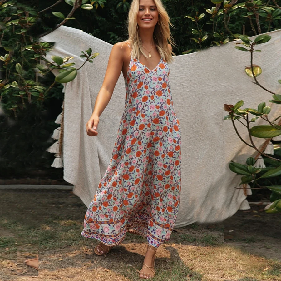 TEELYNN Sleeveless Strap Dress 2020 Vintage Floral Print Backless Sexy summer dress Vestidos Beach Casual Women Slip Dresses
TEELYNN Sleeveless Strap Dress 2020 Vintage Floral Print Backless Sexy summer dress Vestidos Beach Casual Women Slip Dresses