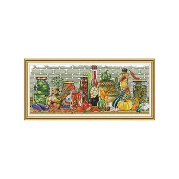 Vegetables DIY Handmade Needlework Counted 14CT Printed Cross Stitch Embroidery X4YD
Vegetables DIY Handmade Needlework Counted 14CT Printed Cross Stitch Embroidery X4YD