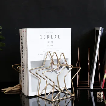 Light Luxury Wrought Iron Five-pointed Star Desktop Bookshelf Magazine Storage Fashion Grid Book Decoration Storage Rack
Light Luxury Wrought Iron Five-pointed Star Desktop Bookshelf Magazine Storage Fashion Grid Book Decoration Storage Rack