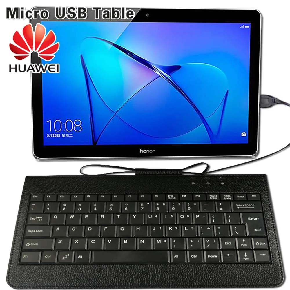 Solid Micro USB Keyboard Leather Stand Case Cover for Huawei Honor Pad/Honor Play/MediaPad 10/M2 Tablet Keyboard Case
Solid Micro USB Keyboard Leather Stand Case Cover for Huawei Honor Pad/Honor Play/MediaPad 10/M2 Tablet Keyboard Case