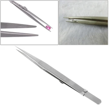 1 Pc Jewelry Tweezers Concave Groove Diamond Stainless Steel Adjustable Craft Tools
1 Pc Jewelry Tweezers Concave Groove Diamond Stainless Steel Adjustable Craft Tools