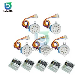 5pack/10pcs 28BYJ-48-5V 4 phase Stepper Motor+ Driver Board ULN2003 for Arduino 5 x Stepper motor +5 x ULN2003 Driver board 12V
5pack/10pcs 28BYJ-48-5V 4 phase Stepper Motor+ Driver Board ULN2003 for Arduino 5 x Stepper motor +5 x ULN2003 Driver board 12V