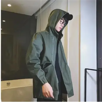 Autumn long fashion solid color men hooded jackets streetwear casual hip hop oversize homme outwear coat
Autumn long fashion solid color men hooded jackets streetwear casual hip hop oversize homme outwear coat