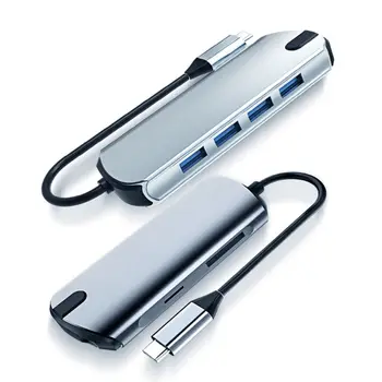 2021 New 7-in-1 USB Hub Type C to USB 3.0 Power Adapter Usb C Splitter HUB Adapter 
2021 New 7-in-1 USB Hub Type C to USB 3.0 Power Adapter Usb C Splitter HUB Adapter