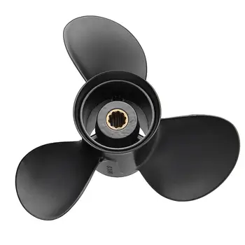 9.9 x 13 Boat Outboard Propeller Aluminium Alloy For Mercury Engine 25-30HP Mariner Propeller Black 10 Spline Tooth 3 Blade
9.9 x 13 Boat Outboard Propeller Aluminium Alloy For Mercury Engine 25-30HP Mariner Propeller Black 10 Spline Tooth 3 Blade