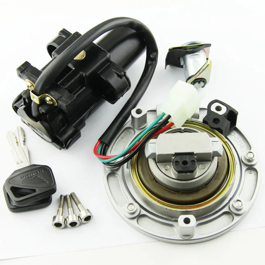 Motorcycle Ignition Switch Fuel Gas Tank Cap Cover Seat Lock Key Set Kit For Honda CBF600 CBF600S 2004 2005-2009 35010-MER-D10
Motorcycle Ignition Switch Fuel Gas Tank Cap Cover Seat Lock Key Set Kit For Honda CBF600 CBF600S 2004 2005-2009 35010-MER-D10