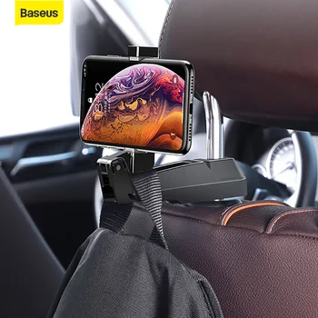 Baseus Car Phone Holder Headrest Hooks for iPhone 11 Pro for Huawei Back Seat Hook Car Mount Holder Fastener Seat Back Organizer
Baseus Car Phone Holder Headrest Hooks for iPhone 11 Pro for Huawei Back Seat Hook Car Mount Holder Fastener Seat Back Organizer