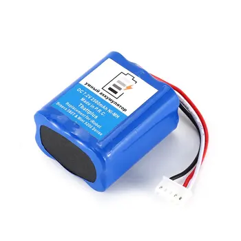 DC 7.2V 2500mAh Sweeping Robot Replacement Battery Replacement Accessories for iRobot Braava 380T & Mint 5200 Series
DC 7.2V 2500mAh Sweeping Robot Replacement Battery Replacement Accessories for iRobot Braava 380T & Mint 5200 Series