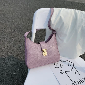 Retro Stone Pattern PU Shoulder Bag Classic Texture Creative Delicate Design Fashion Ladies Solid Color Travel Tote Bags
Retro Stone Pattern PU Shoulder Bag Classic Texture Creative Delicate Design Fashion Ladies Solid Color Travel Tote Bags