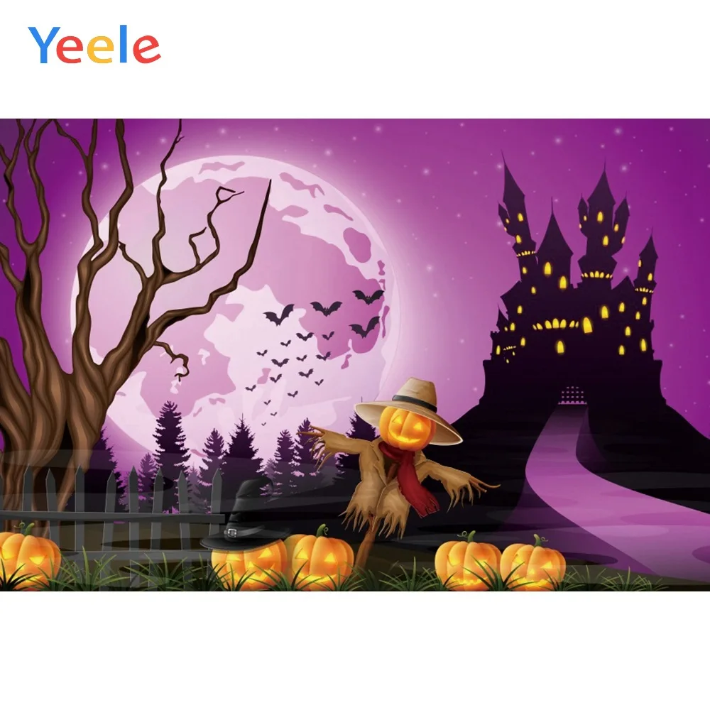 Yeele Halloween Party Moon Scary Night Pumpkin Bats Photography Backdrops Personalized Photographic Backgrounds For Photo Studio
Yeele Halloween Party Moon Scary Night Pumpkin Bats Photography Backdrops Personalized Photographic Backgrounds For Photo Studio