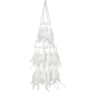 Double Circle White Feather Dream Catcher With Mobile Led Fairy Lights Wall Hanging Ornaments Ceiling Decor For Bedroom Decor We
Double Circle White Feather Dream Catcher With Mobile Led Fairy Lights Wall Hanging Ornaments Ceiling Decor For Bedroom Decor We