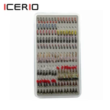 126PCS/Set Promotion Portable Boxed Bead Head Nymph Scud Midge Fly Fishing Flies for Fly Trout Fishing Lures Baits
126PCS/Set Promotion Portable Boxed Bead Head Nymph Scud Midge Fly Fishing Flies for Fly Trout Fishing Lures Baits