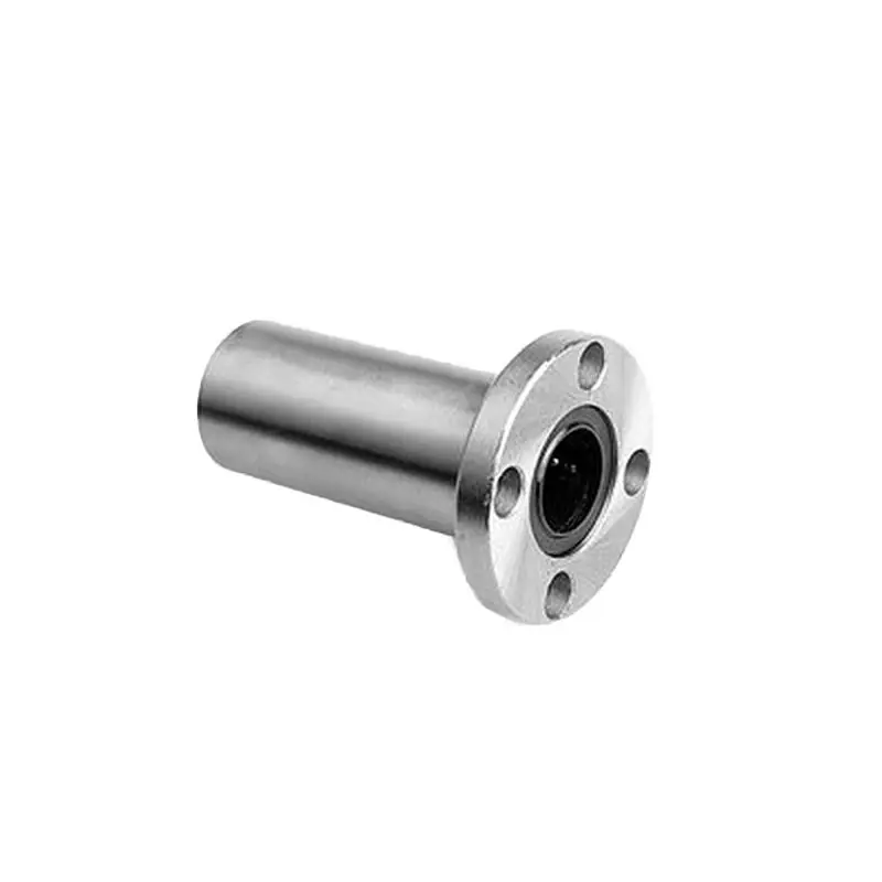 Long Round Flange Linear Bearing LMF8LUU Chrome-Plated Precision Linear Motion Bearing Linear Guide Optical Axis 94PC