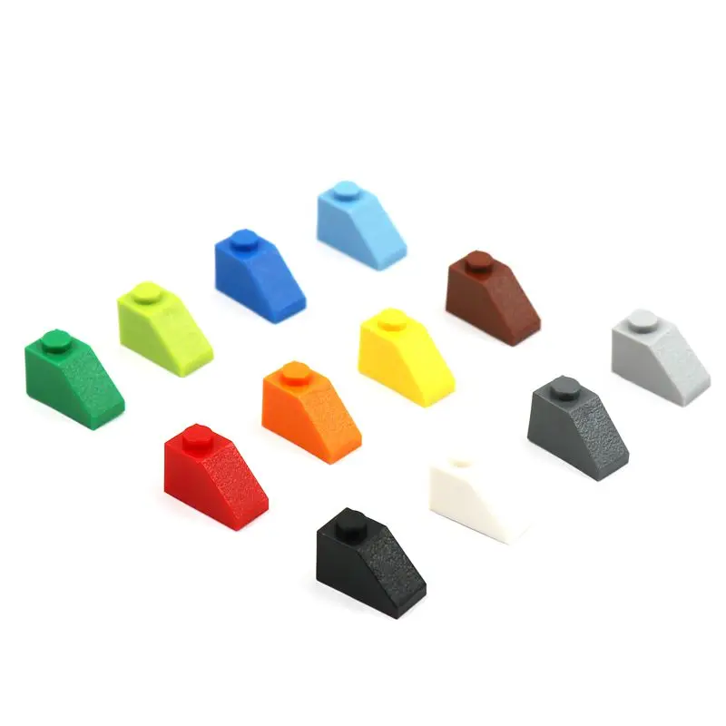 50 Pieces Roof Tile Bricks 1X2 With Slope 45 DIY Enlighten Building Block Bricks Toys For Boys Kids Compatible With Legoes 3040
50 Pieces Roof Tile Bricks 1X2 With Slope 45 DIY Enlighten Building Block Bricks Toys For Boys Kids Compatible With Legoes 3040