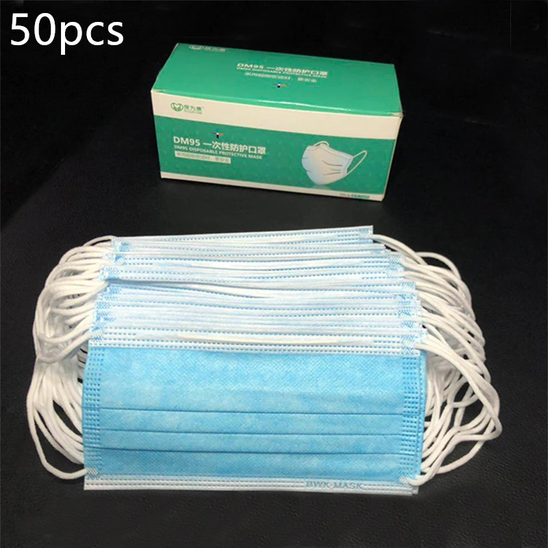 DM95 Disposable Protective Mask Face Mask 3 Layers 50pcs Each Box Anti-dust Anti-virus Safe Breathable Earloop Masks
DM95 Disposable Protective Mask Face Mask 3 Layers 50pcs Each Box Anti-dust Anti-virus Safe Breathable Earloop Masks