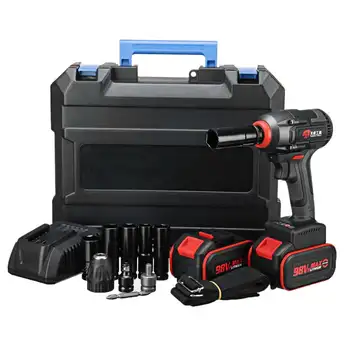 98V Brushless Electric Wrench Impact Socket Wrench 16800mAh Li Battery Hand Drill Installation Power Tools
98V Brushless Electric Wrench Impact Socket Wrench 16800mAh Li Battery Hand Drill Installation Power Tools