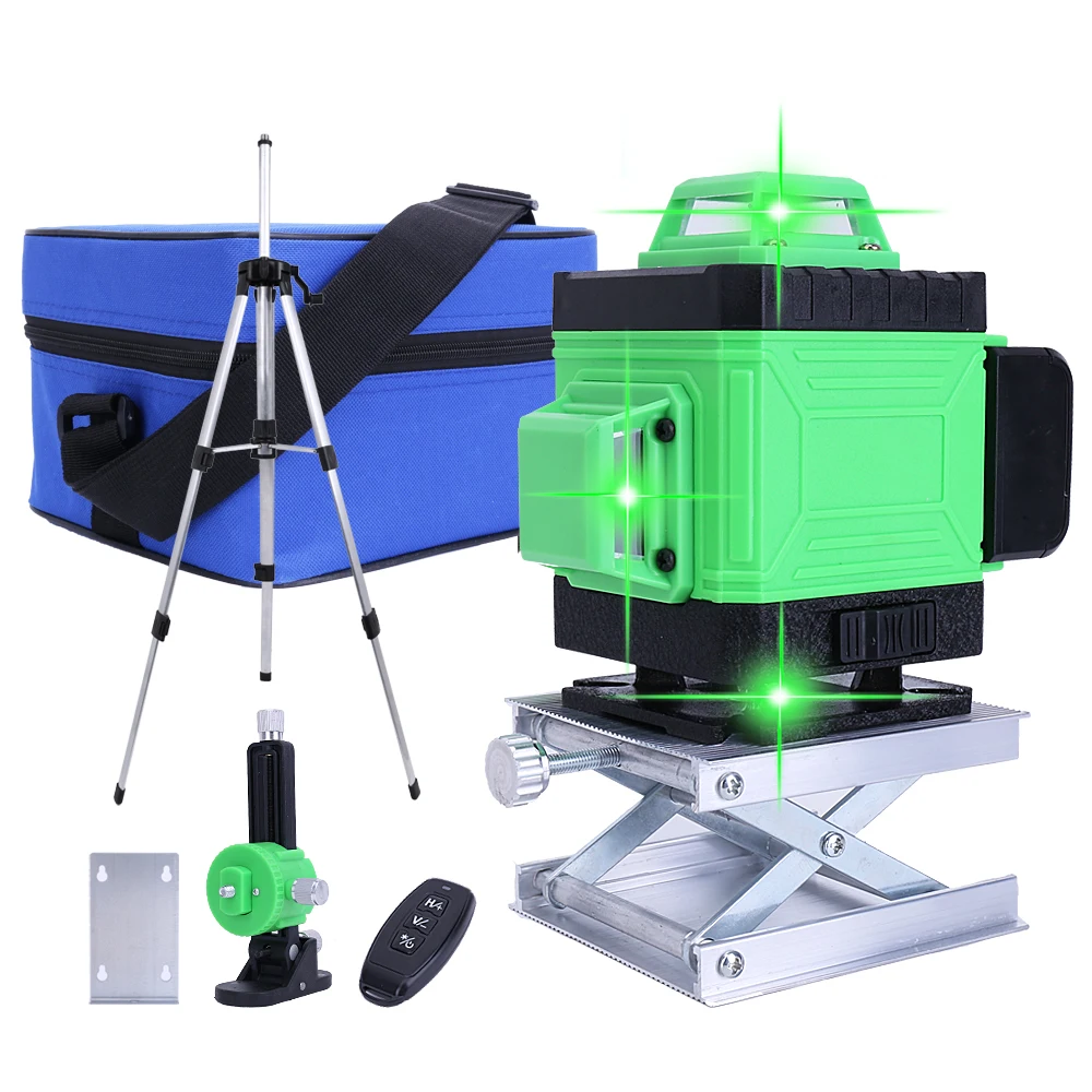 Laser Level 16/12lines green line 4D Self-Leveling 360 Horizontal And Vertical Super Powerful Laser level green Beam laser level
Laser Level 16/12lines green line 4D Self-Leveling 360 Horizontal And Vertical Super Powerful Laser level green Beam laser level