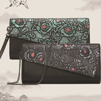 Spot leather female bag 2020 new fashion retro clutch bag first layer cowhide diagonal bag hand bag
Spot leather female bag 2020 new fashion retro clutch bag first layer cowhide diagonal bag hand bag