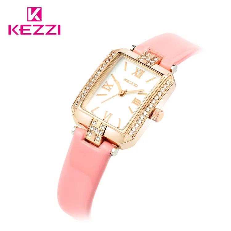 New Products kezzi KEZZI Watch Diamond Set Rome Measuring Elegant Leather Belt Thin Drawstring Watrproof Watch Ladies' Watch 976
New Products kezzi KEZZI Watch Diamond Set Rome Measuring Elegant Leather Belt Thin Drawstring Watrproof Watch Ladies' Watch 976