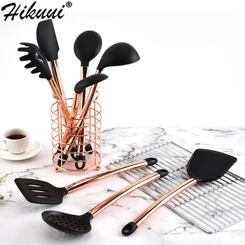 8 pcs Cooking Tools Rose Golden Stainless Steel Silicone Spoon Soup Ladle Spatula Turner Kitchen Cooking Utensil Set
8 pcs Cooking Tools Rose Golden Stainless Steel Silicone Spoon Soup Ladle Spatula Turner Kitchen Cooking Utensil Set