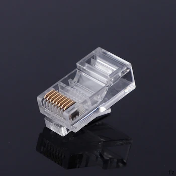 10000 Pcs Crystal Network Cable Connector 8Pin RJ45 Modular Plug Rj-45 Adapter Rj 45 Ethernet Cable Plugs for Cat5 Cat5e Cat6
10000 Pcs Crystal Network Cable Connector 8Pin RJ45 Modular Plug Rj-45 Adapter Rj 45 Ethernet Cable Plugs for Cat5 Cat5e Cat6