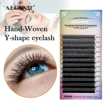 12rows/case 8~12mm y weave eyelash extension mix premium natural synthetic mink individual eyelash extension makeup professional
12rows/case 8~12mm y weave eyelash extension mix premium natural synthetic mink individual eyelash extension makeup professional