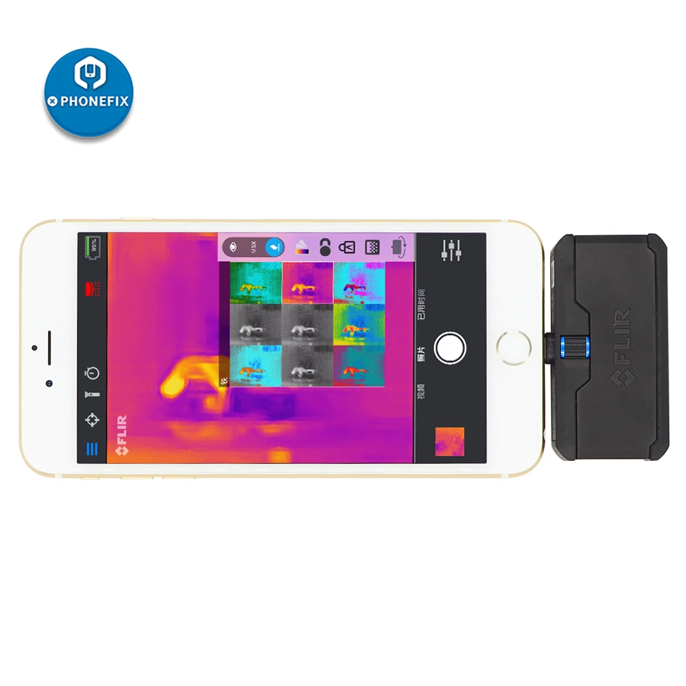 Инфракрасная тепловизионная камера FLIR ONE PRO LT для ремонта iPhone тепловизор iOS и