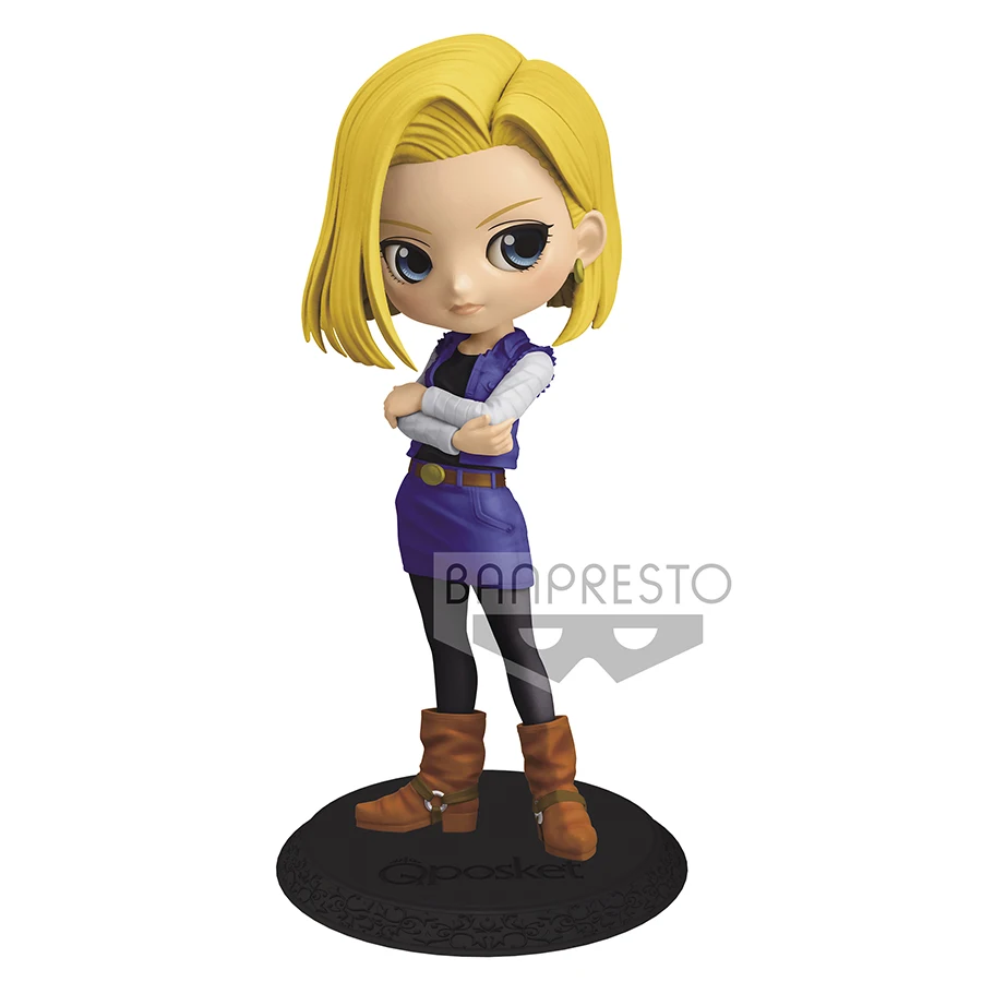 Оригинальная фигурка RORONOA Banpresto DBZ Q на базе Android 18 экшн лазури Коллекционная