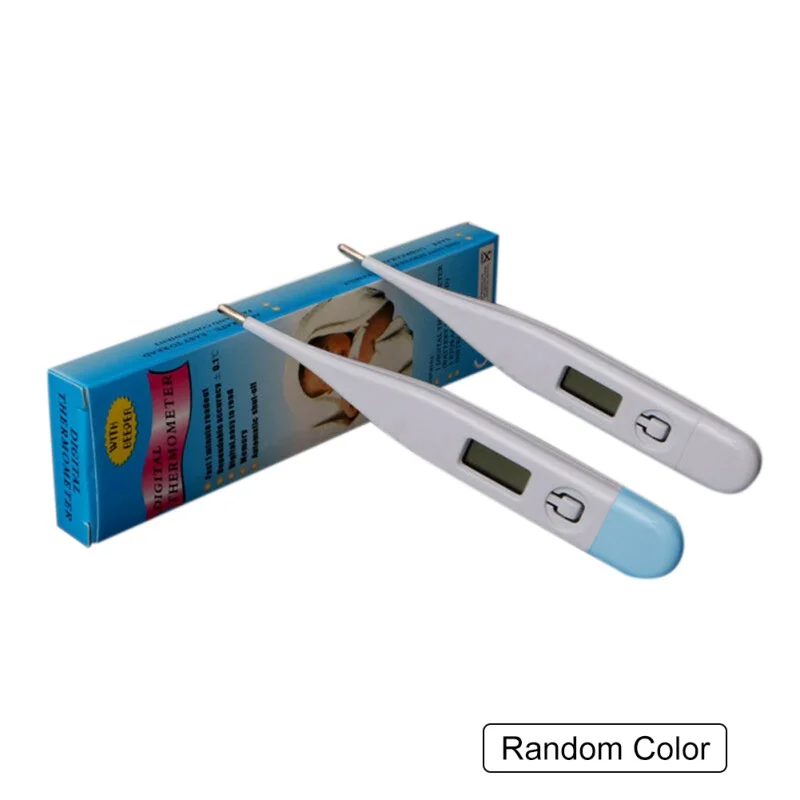 1Pc Digital LCD Heating Thermometer Tools kids Baby Child Body temperature Measurement Random Color
1Pc Digital LCD Heating Thermometer Tools kids Baby Child Body temperature Measurement Random Color