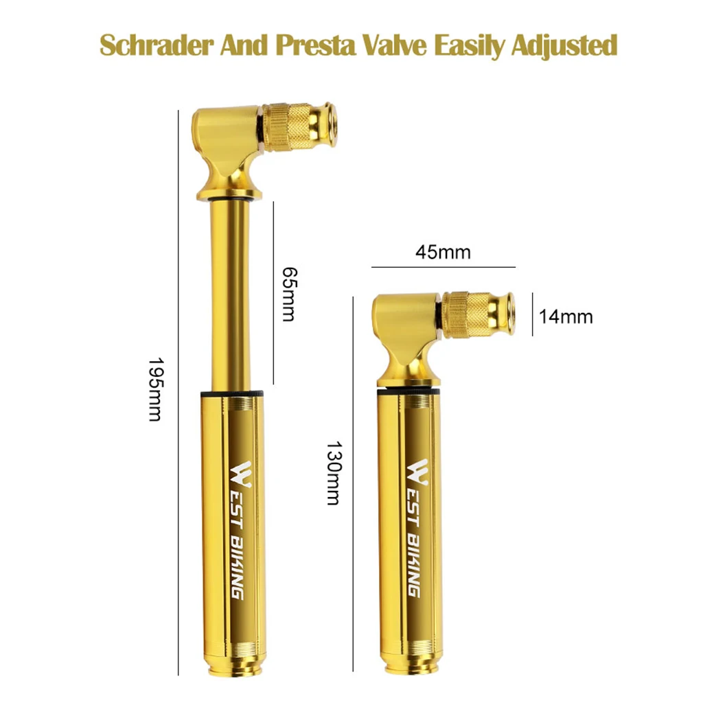 Portable Mini Bicycle Bike Pump Universal Fits Presta and Schrader High Pressure 160 PSI with Mount Kit for Mountain Rode Bikes Portable Mini Bicycle Bike Pump Universal Fits Presta and Schrader High Pressure 160 PSI with Mount Kit for Mountain Rode Bikes