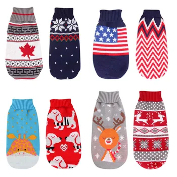 Cartoon Dog Clothes Winter Warm Christmas Sweater For Small Dogs Pet Clothing Coat Knitting Crochet Cloth Jersey Perro
Cartoon Dog Clothes Winter Warm Christmas Sweater For Small Dogs Pet Clothing Coat Knitting Crochet Cloth Jersey Perro