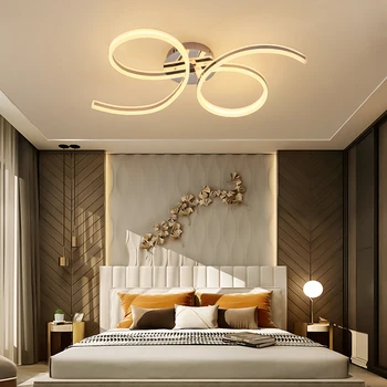 New Ceiling Lamp Living Room Bedroom Study Room Modern Led Ceiling Lights Dimmable RC APP Stainless Steel AC110-220V Fixtures
New Ceiling Lamp Living Room Bedroom Study Room Modern Led Ceiling Lights Dimmable RC APP Stainless Steel AC110-220V Fixtures