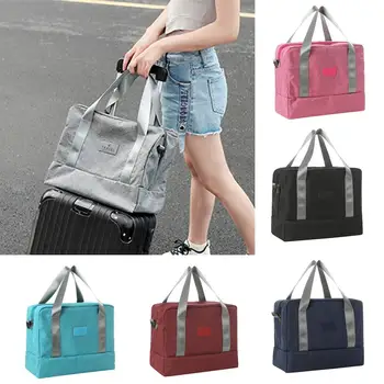 Travel Bag Large Capacity Fashion Big Duffle Bag Weekend Man Women Bag Trolley Carry on Luggage Bag #2N07
Travel Bag Large Capacity Fashion Big Duffle Bag Weekend Man Women Bag Trolley Carry on Luggage Bag #2N07
