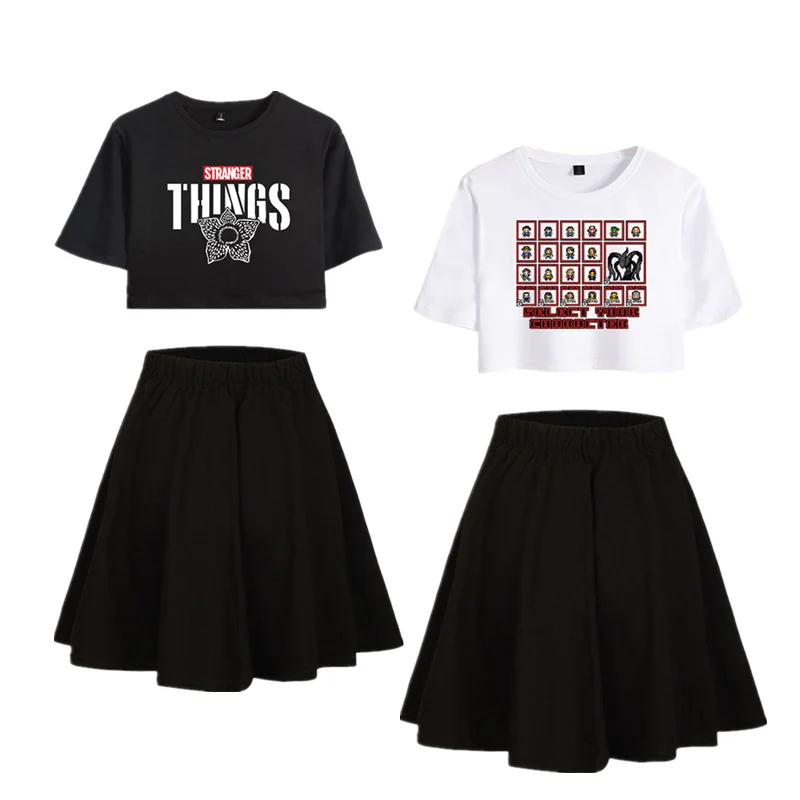 Stranger Things T Shirt Cosplay Running T-shirt Skirt Stranger Things Dustin Costume Eleven Stranger Things Dress Sport Suits
Stranger Things T Shirt Cosplay Running T-shirt Skirt Stranger Things Dustin Costume Eleven Stranger Things Dress Sport Suits