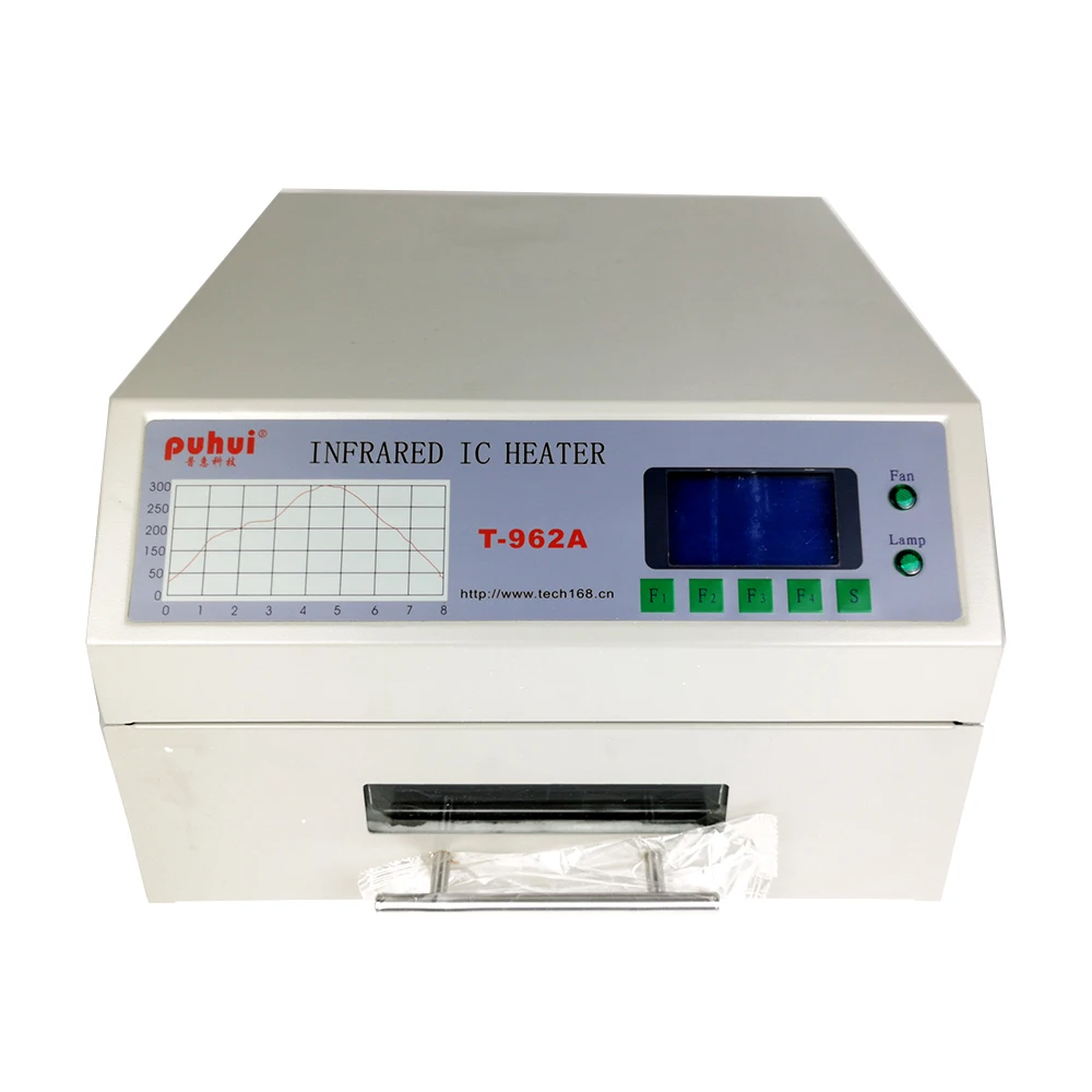SMT production line 962A reflow welding machine special offer package T-962A high temperature reflow furnace
SMT production line 962A reflow welding machine special offer package T-962A high temperature reflow furnace