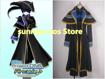 Customize,Free Shipping!VOCALOID KAITO Rosa Blue Blace version Cosplay Costume, Custom size Halloween Wholesale 
Customize,Free Shipping!VOCALOID KAITO Rosa Blue Blace version Cosplay Costume, Custom size Halloween Wholesale